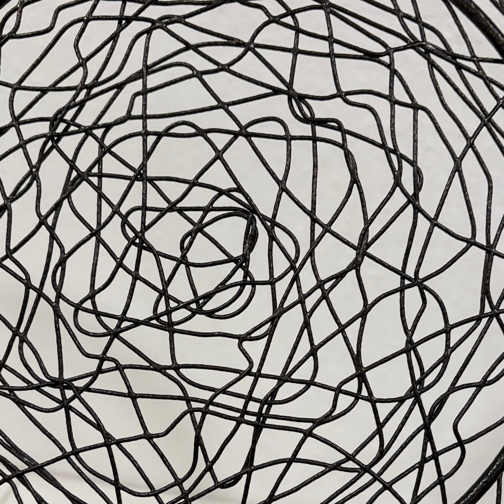 Hearth and hand magnolia French black wire charger / basket - Picture 3 of 6
